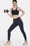 Zelocity Quick Dry Sports Bra With Removable Padding - Dark Slate — thumbnail 4